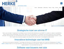 Tablet Screenshot of herke.nl